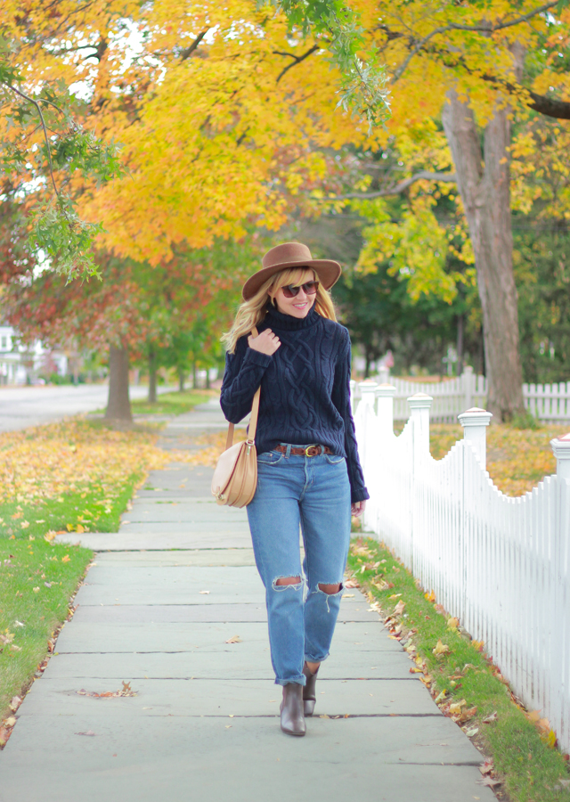 ankle boots with boyfriend jeans