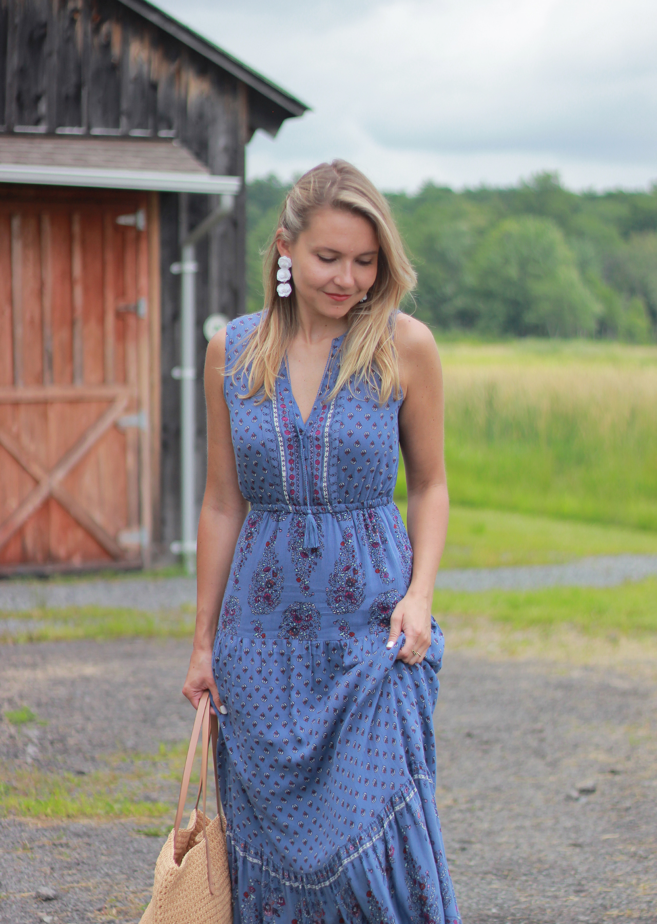 country maxi dress