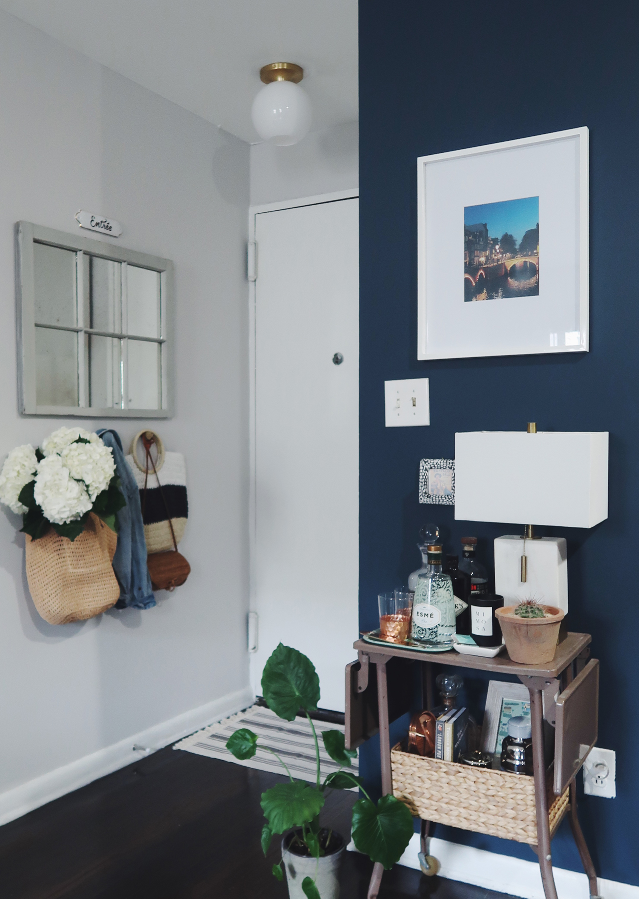 The Steele Maiden: Before and After - Apartment Entryway Makeover