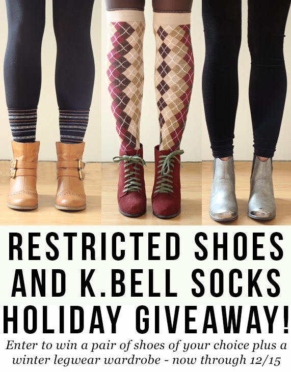 The Steele Maiden: Restricted Shoes & KBell Socks Giveaway