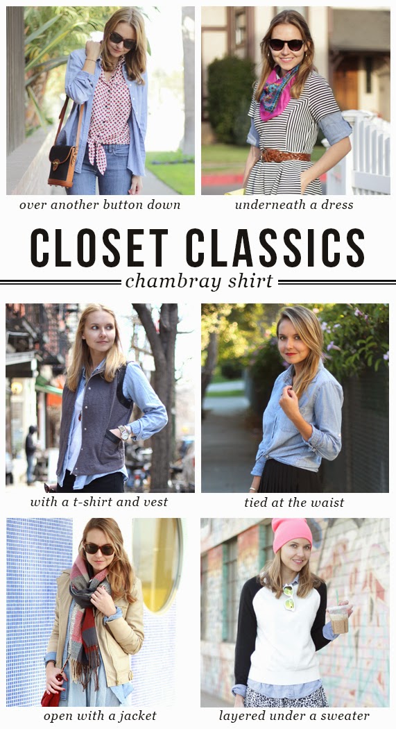 The Steele Maiden: Closet Classics - Chambray Shirt