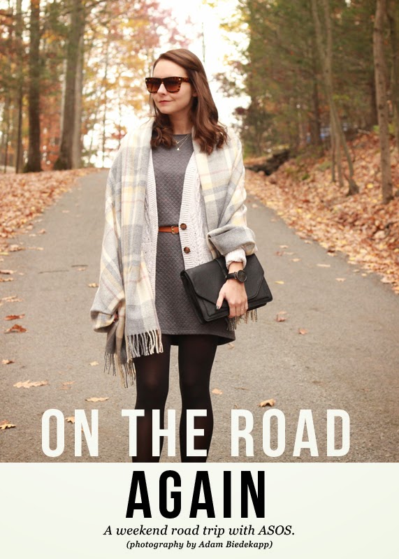 The Steele Maiden: Fall Roadtrip with ASOS blanket scarf