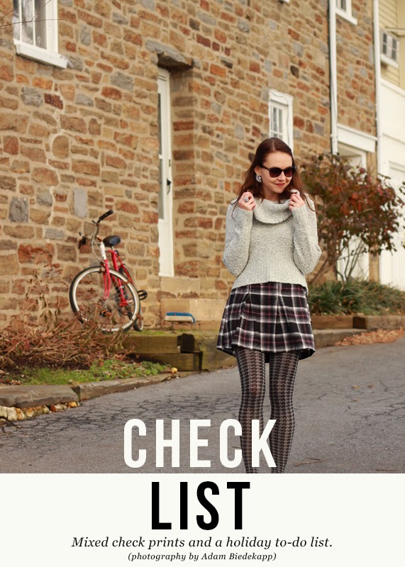 The Steele Maiden: Mixed plaid check prints