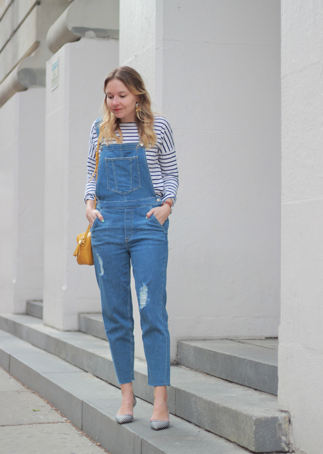 The Steele Maiden: Weekend Style - overalls and stripes
