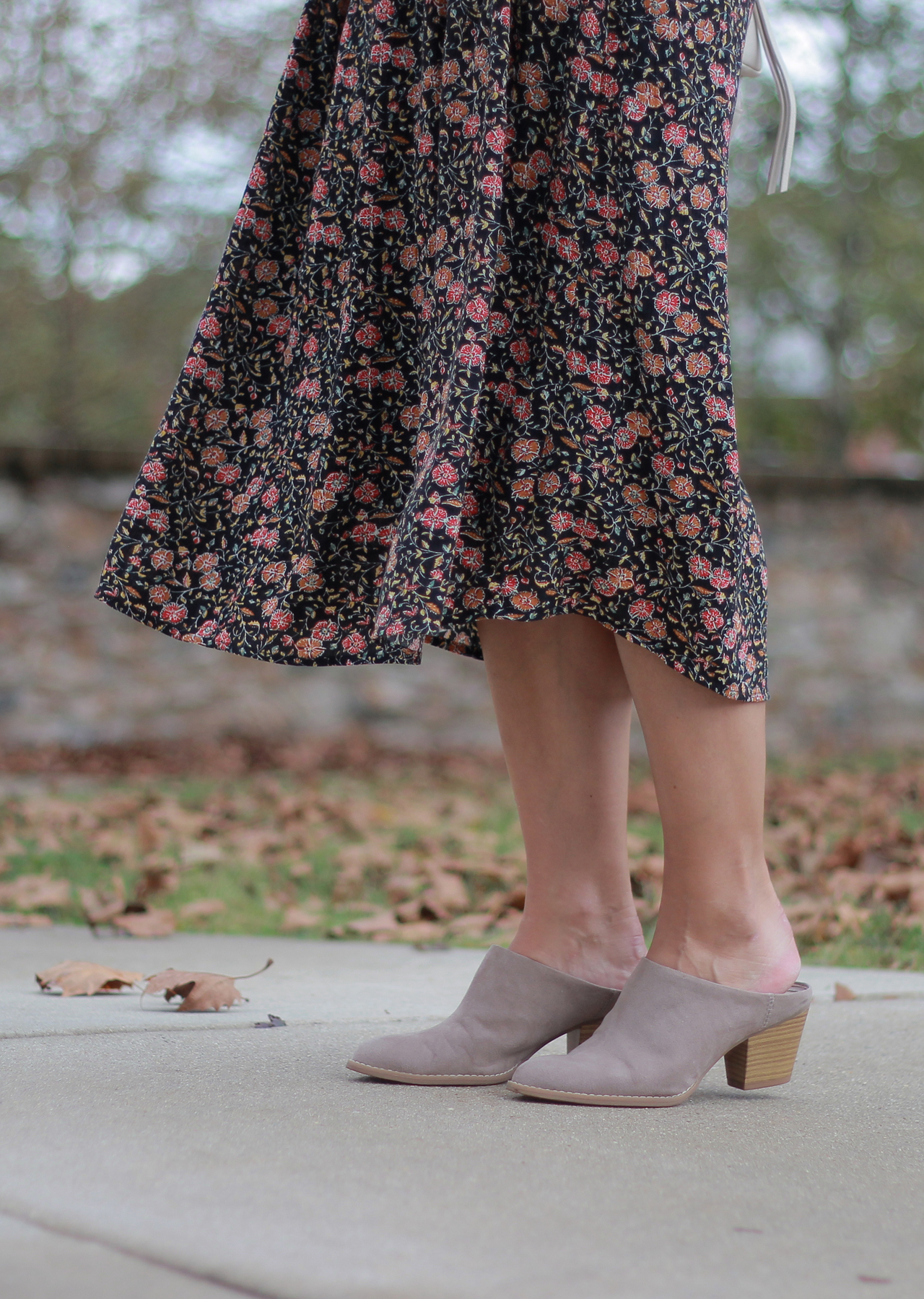 The Steele Maiden: Fall Floral Maxi with Old Navy
