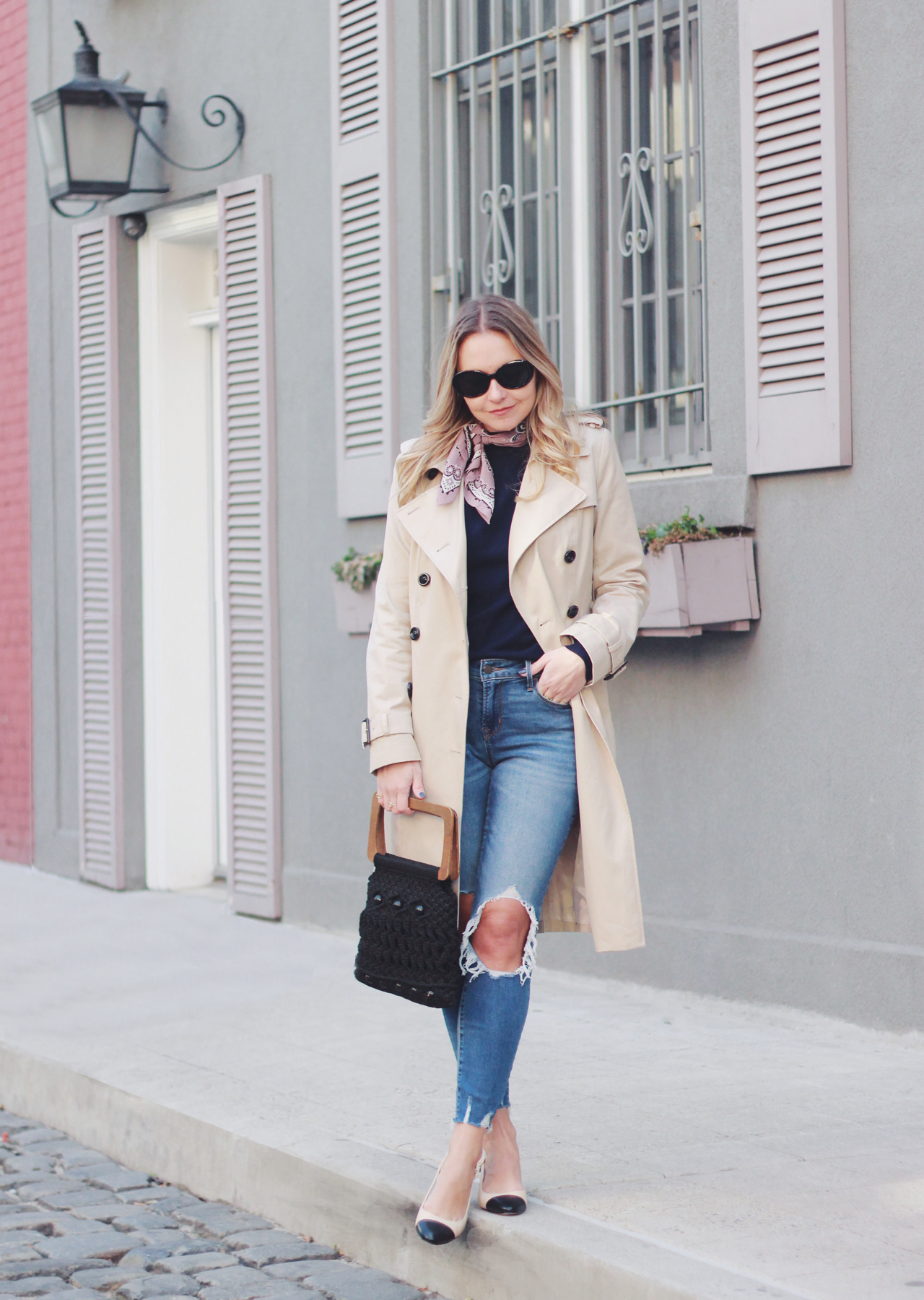 The Steele Maiden: Closet Classics - Trench Coat and Distressed Denim