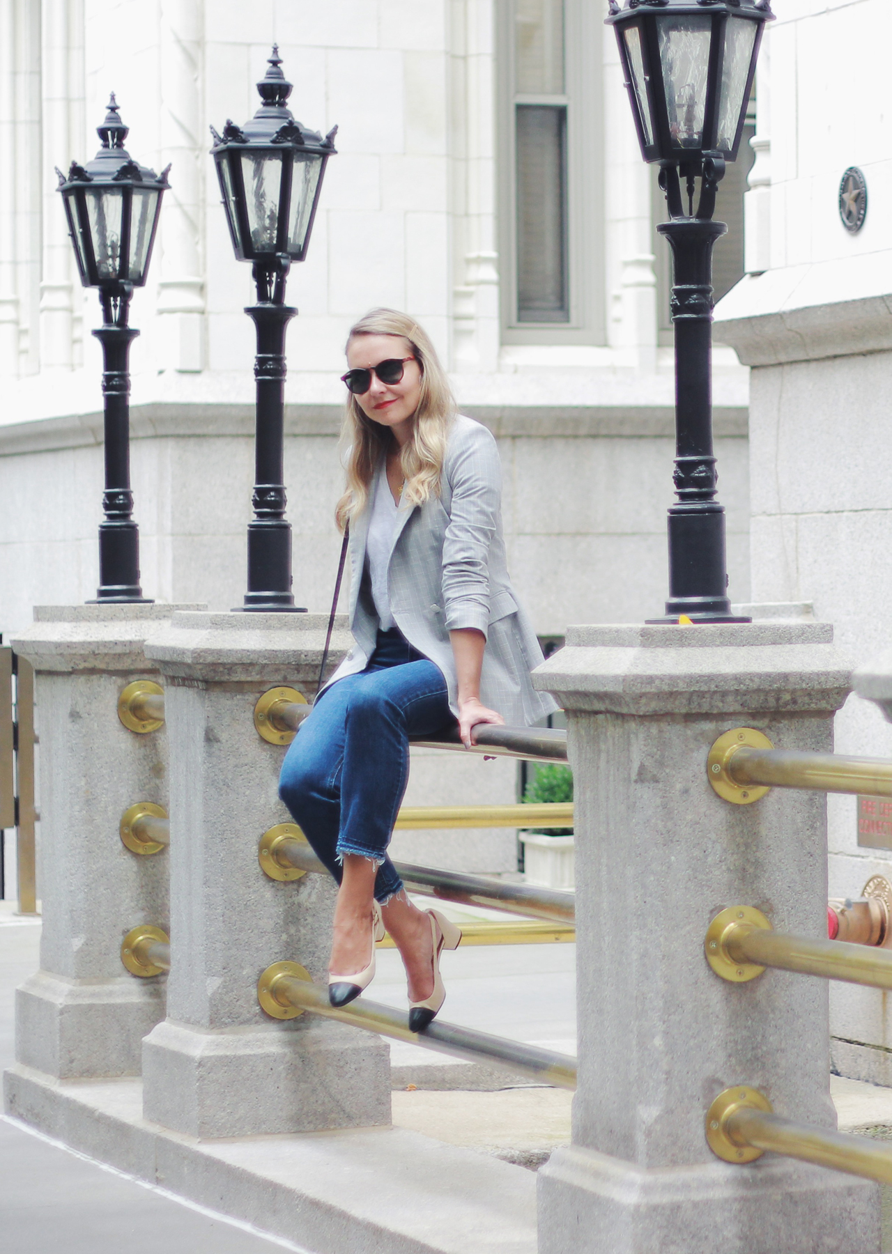 The Steele Maiden: Blazers and Denim - Casual Friday Outfit